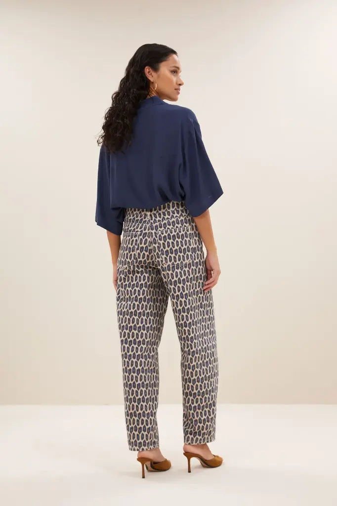 By Bar - Lew Paris Cheetah Pants - 908 Paris Cheetah print