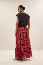 By Bar - Ruby Red Cheetah Skirt - 1303 Red Cheetah print 