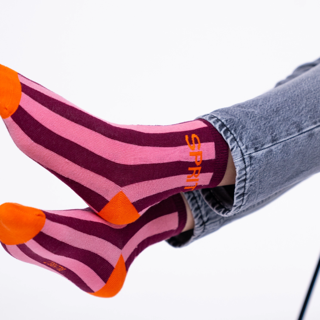 Billybelt - Gestreifte Socken Spritz - Gr. 37-40