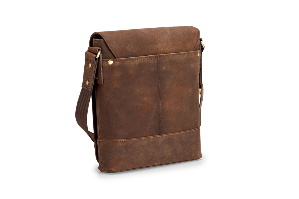 MIDI JASPER | braun | gold | Glattleder
