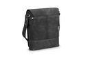 MIDI JASPER | schwarz | silber | Glattleder