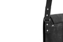 MIDI JASPER | schwarz | silber | Glattleder