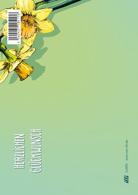 Nobis Design - Postkarte - illi - LUSIE Herzlichen Glückwunsch