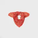 Billybelt - Petit Foulard Alice - kleines Tuch aus 100% Baumwolle - Rouge