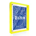 Mea Living - Neon Bilderrahmen Acryl 18x24 cm gelb