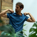 Billybelt - T-Shirt Bio-Baumwolle Garment Dye - Navy blue