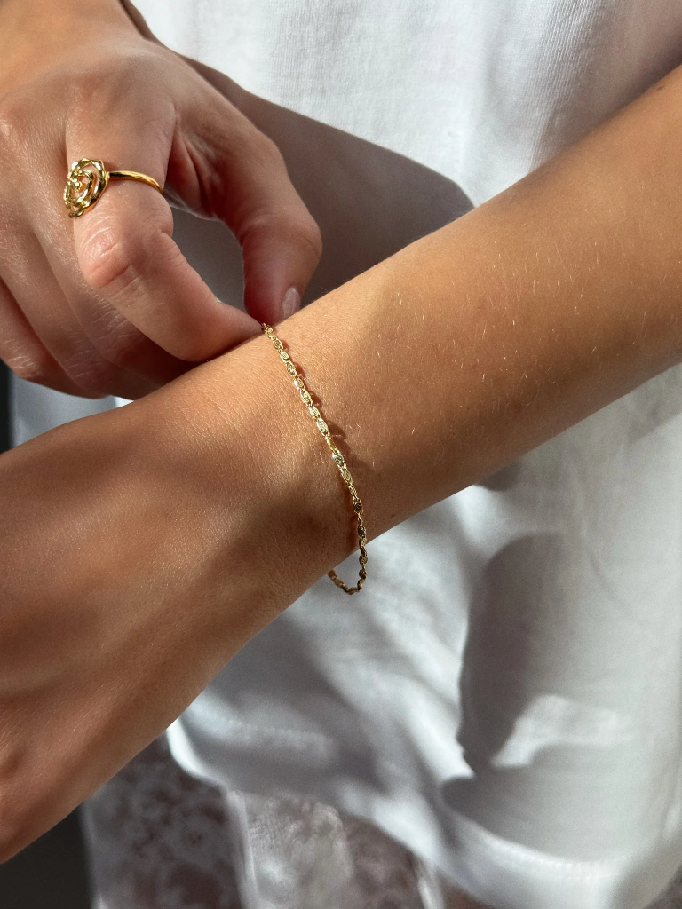 Jeberg Jewellery - Effy Bracelet goldplated 16cm+ext.