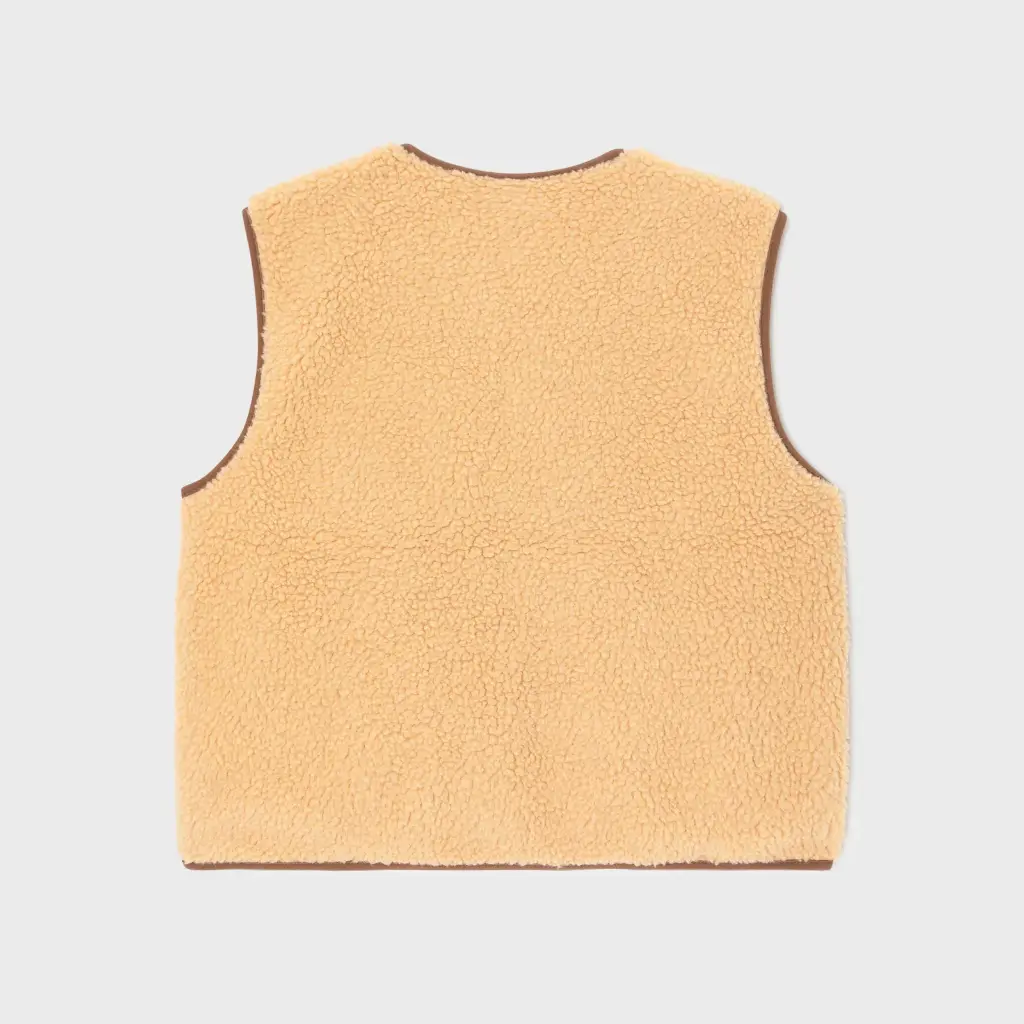 Billybelt - Sherpa Weste ärmellos - Beige