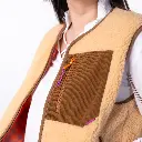 Billybelt - Sherpa Weste ärmellos - Beige