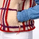 Billybelt - Sherpa Weste ärmellos - Karomuster