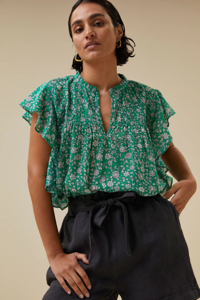 By Bar - June Linen Short - 861 Jet Black