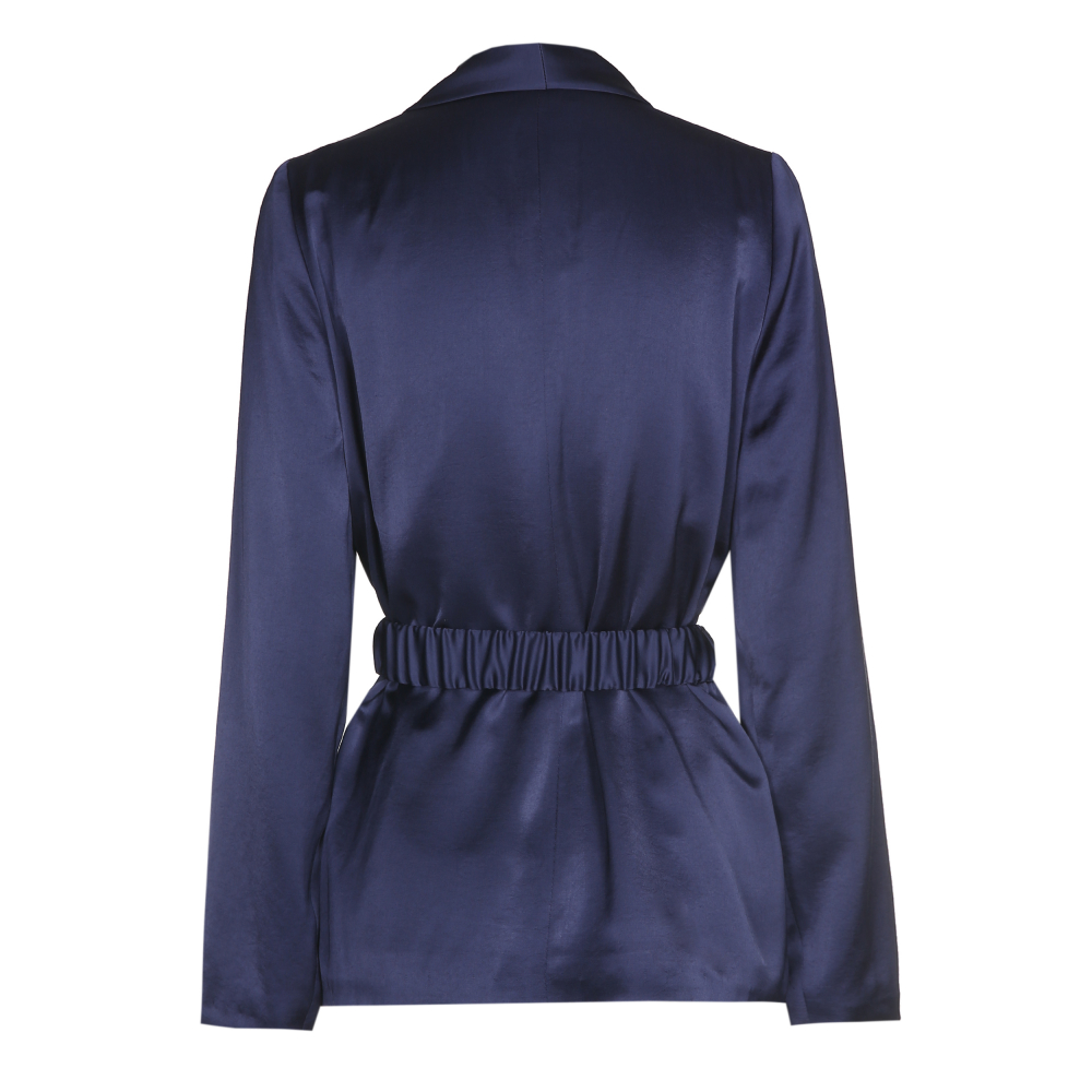 Caroline Biss - STRAIGHT-FITTING SHINY VISCOSE DRESS BLAZER  - 4884-27