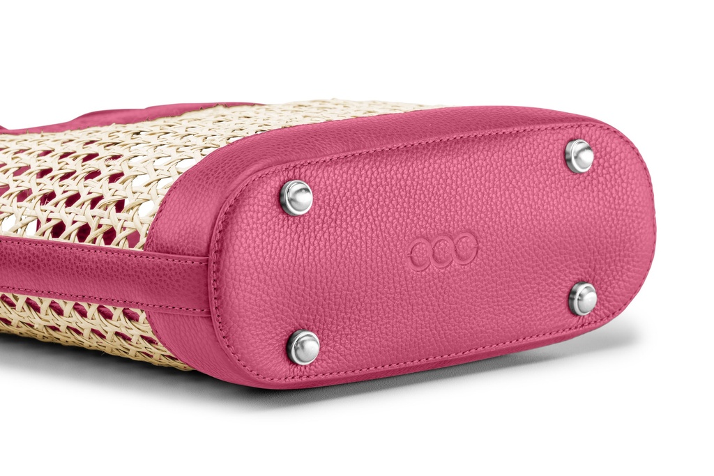 CLEO | pink | silber | genarbt
