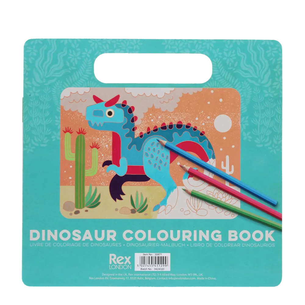 Rex London - Dinosaur Colouring Book