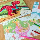 Rex London - Dinosaur Colouring Book