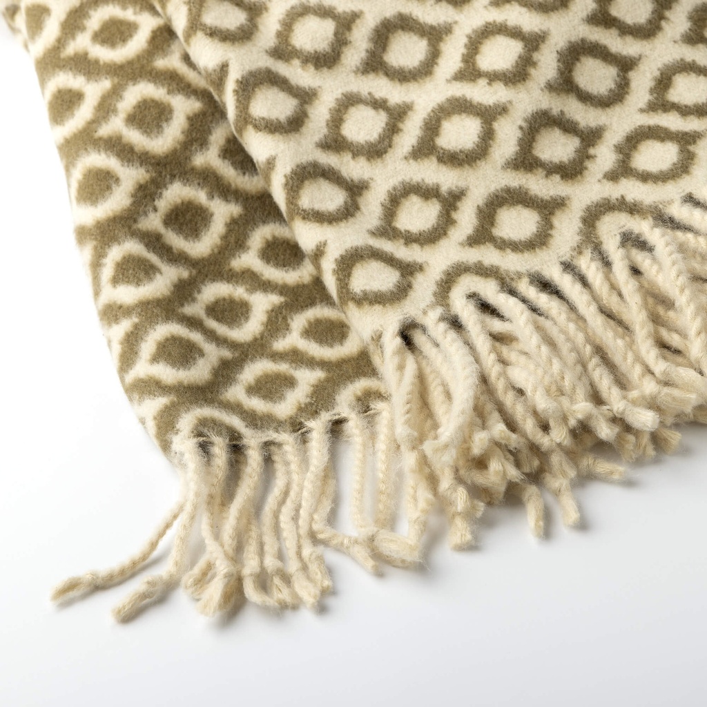 Hoii - Plaid Isabella Military Olive 150x200cm