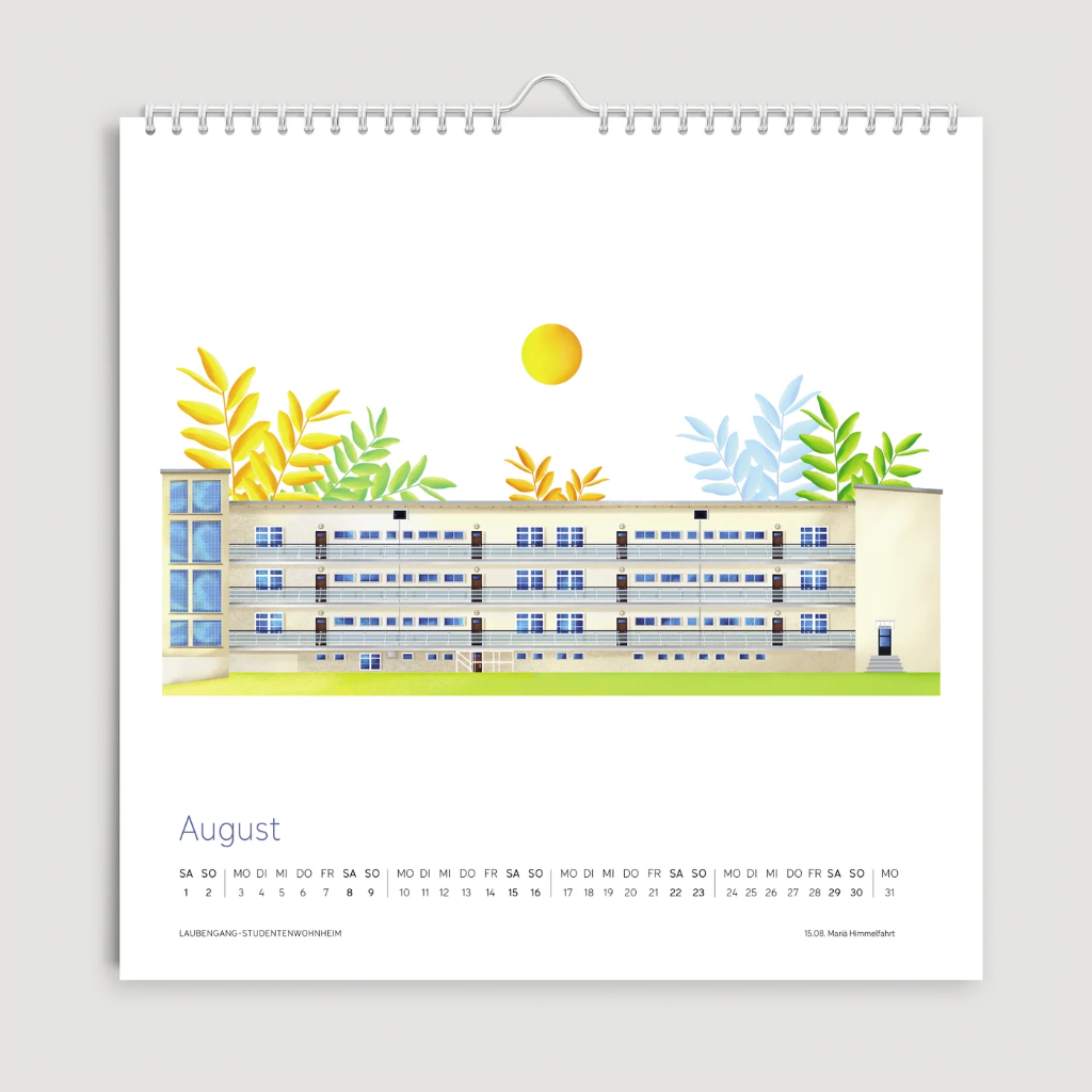 Luckycatstudio - Kalender 2026 groß Potsdam
