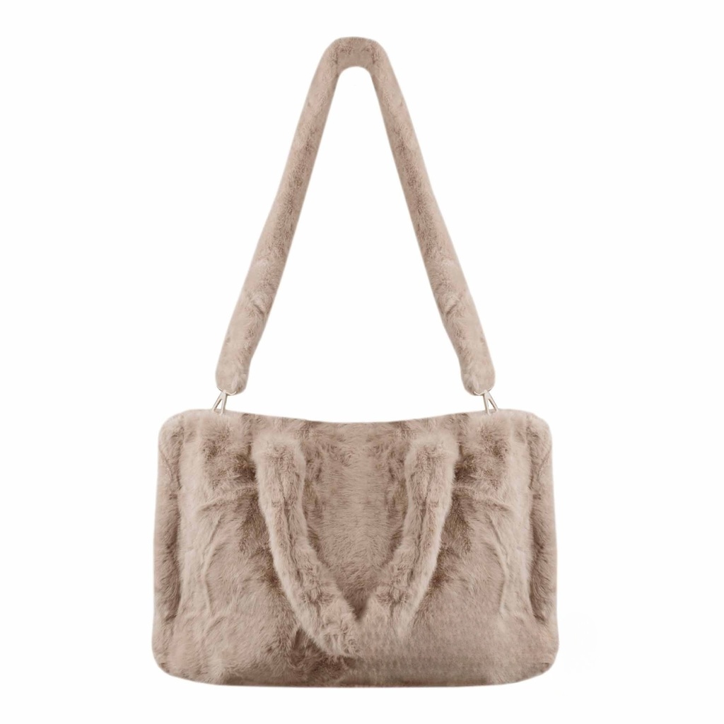 Big Shopper Fluffy taupe