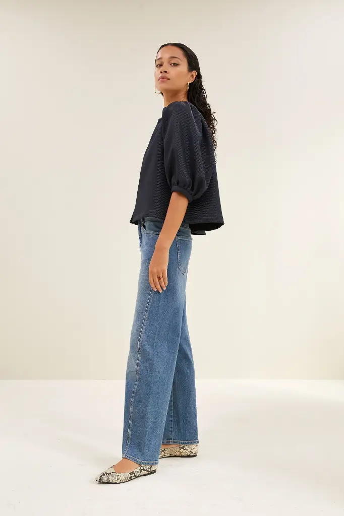 By Bar - Begum Denim Pants - 625 dark denim