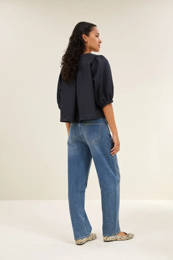 By Bar - Begum Denim Pants - 625 dark denim