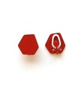 Lisa Kroeber Jewellery Art - Earclips mini - Traffic Yellow