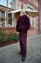 Felljacke burgundy 