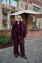 Felljacke burgundy 