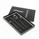 Werner Voss - S/4 tlg. Besteck Black Cutlery, schwarz matt, Edelstahl 18/1