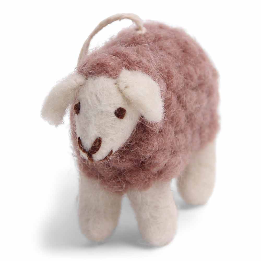 Gry & Sif (Filz) - Mini Sheep - lavender
