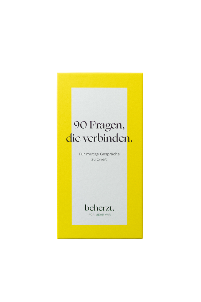 Beherzt - 90 FRAGEN, DIE VERBINDEN - Kommunikationsspiel / Kartenspiel