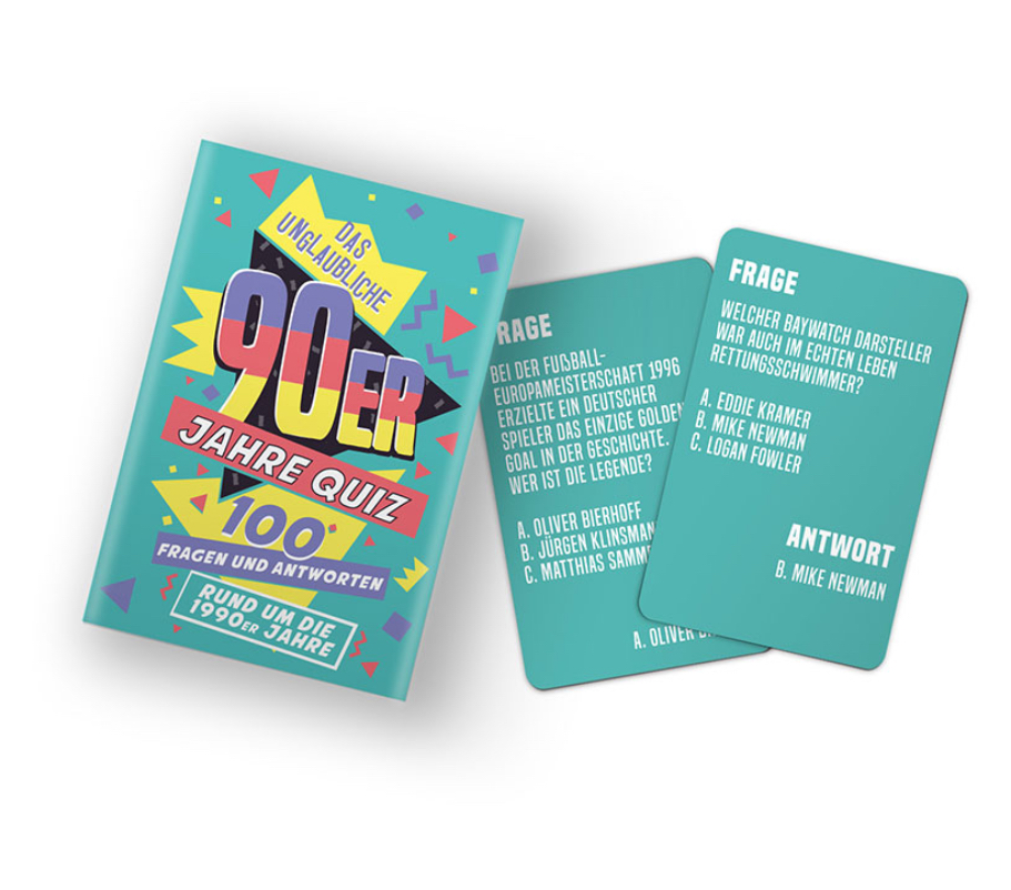 Mags/Gift Republic - Quizkarten 90er Jahre