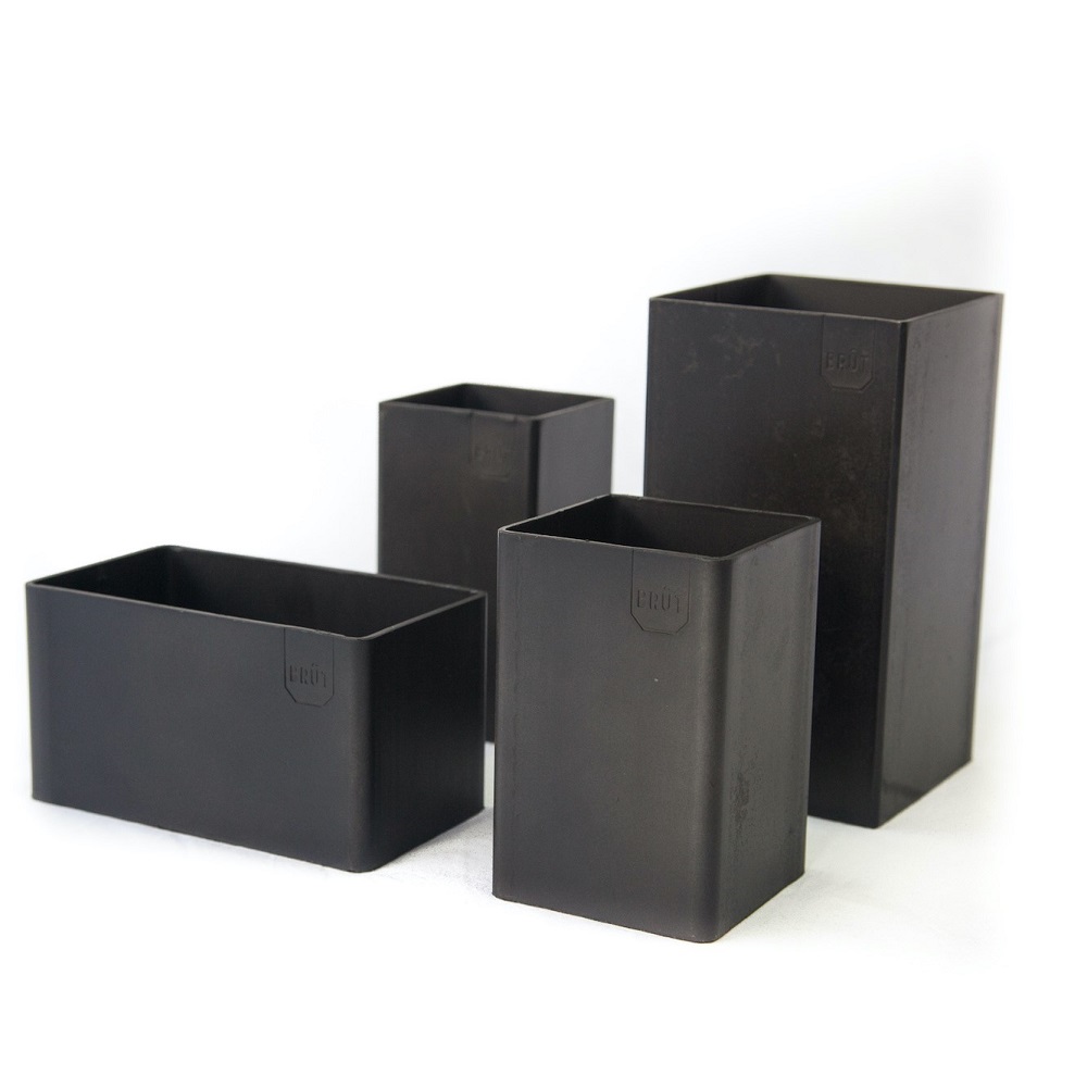 Brut Homeware - Utensil Holder small black metal