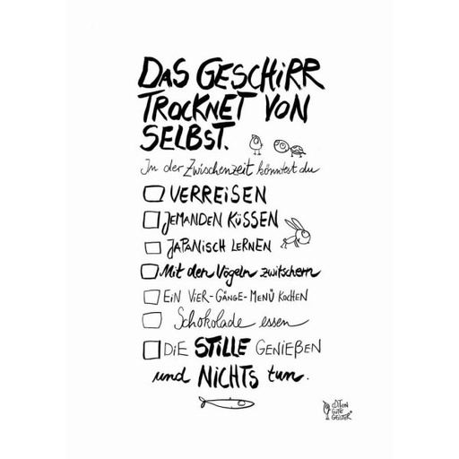 Edition Gute Geister - Geschirrtuch - Männersache