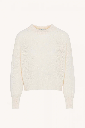 By Bar - sonny eco pullover - 010 off white