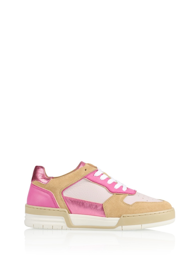 DWRS - Sneaker RUGBY 8521 Beige/Pink