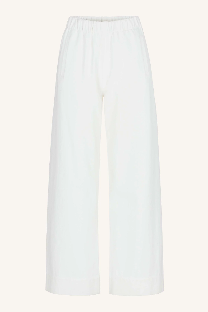 By Bar - Mees Twill Pant - 010 Off White