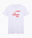 Antisocial - C’est la vie white unisex t-shirt