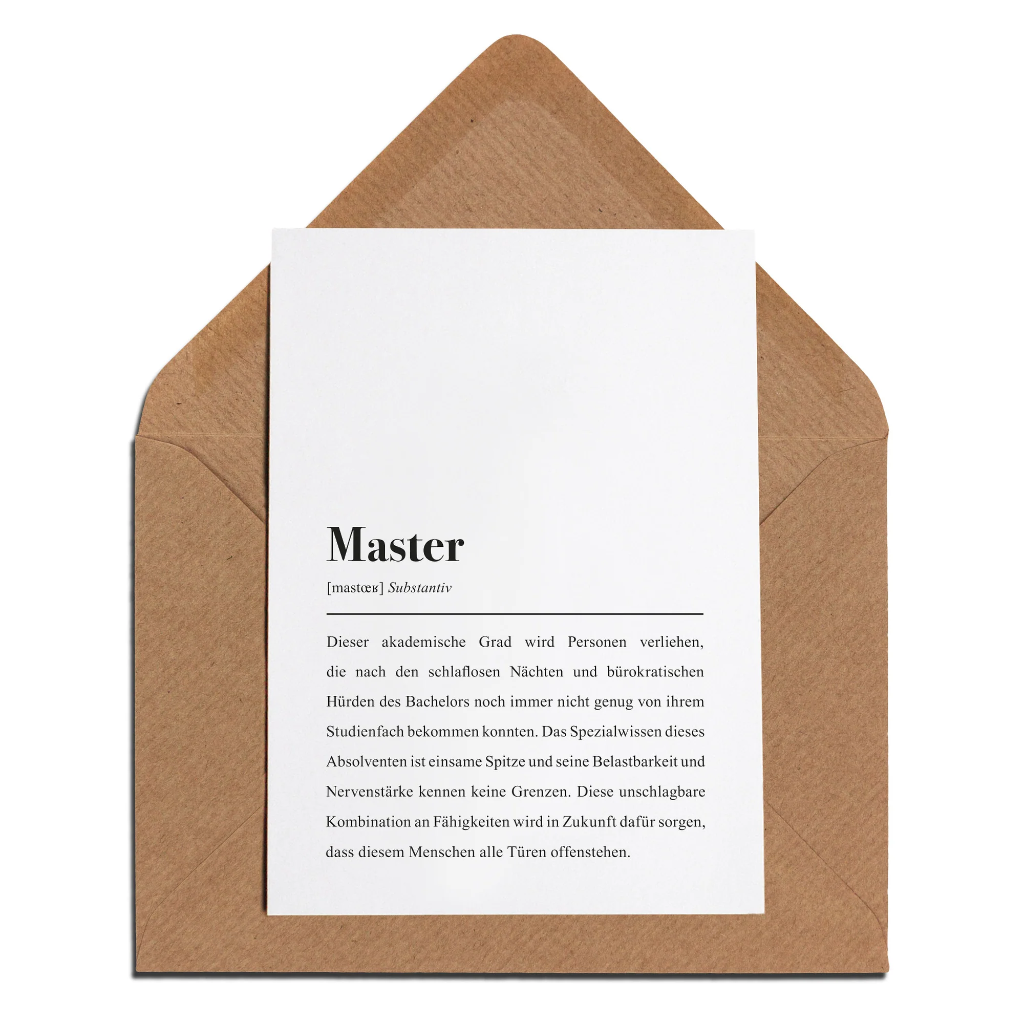 Aemmi - Klappkarte mit Umschlag - Master