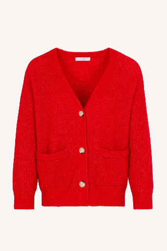 By Bar - Mie Cardigan Poppy Red 305