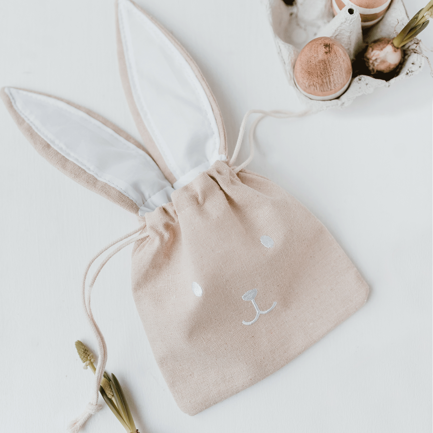 Eulenschnitt - große Geschenkebeutel 2er Set Hasi