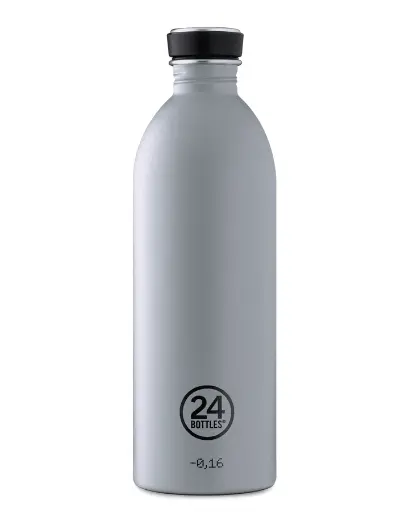 24 Bottles - Urban Bottle 1 lt Stone Formal Grey