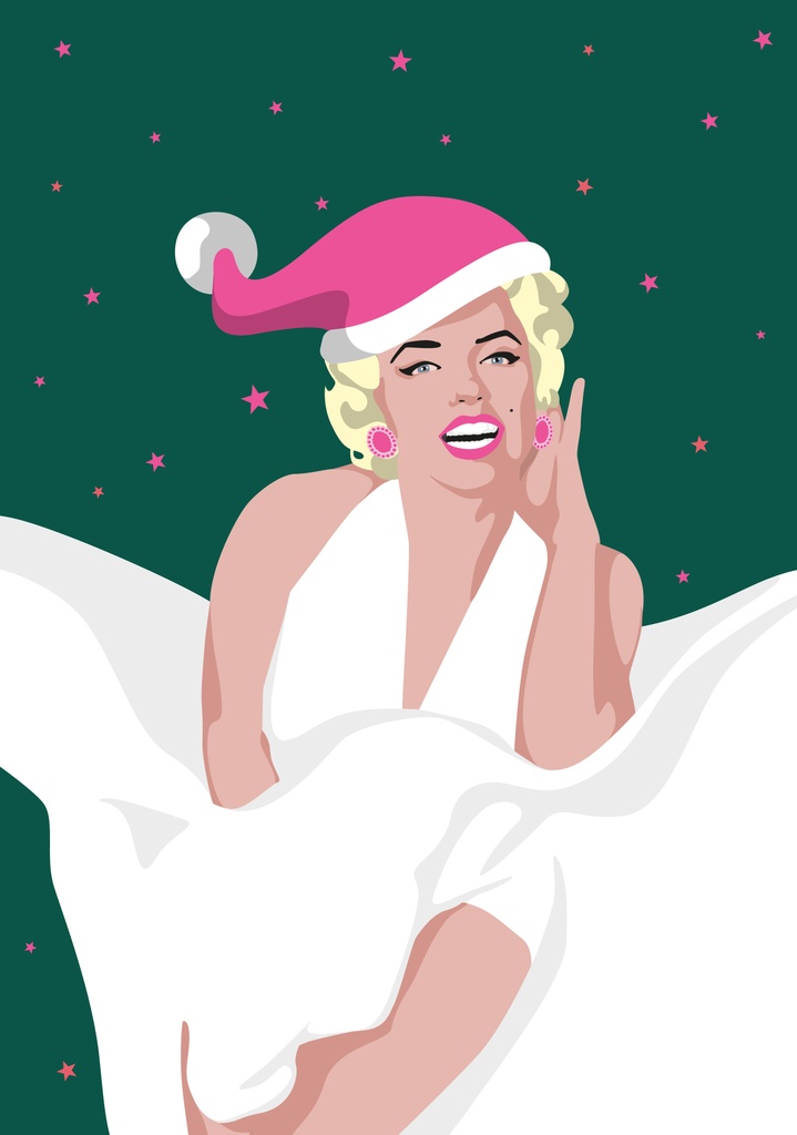 Nobis Design - Postkarte - pop art new generation - Sex star (Winter)