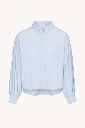 By Bar - sarah short chambray blouse - 650 light blue