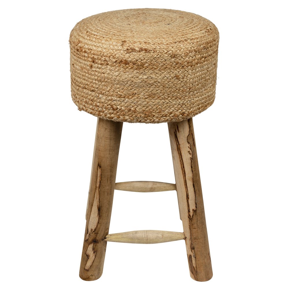 Jute Hocker Natur 