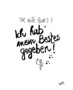Edition Gute Geister - Geschirrtuch - Für heute reicht’s