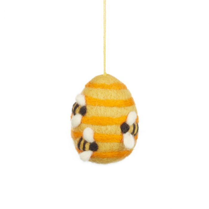 Felt so good - Handgefertigter Filz Hanging busy beehive