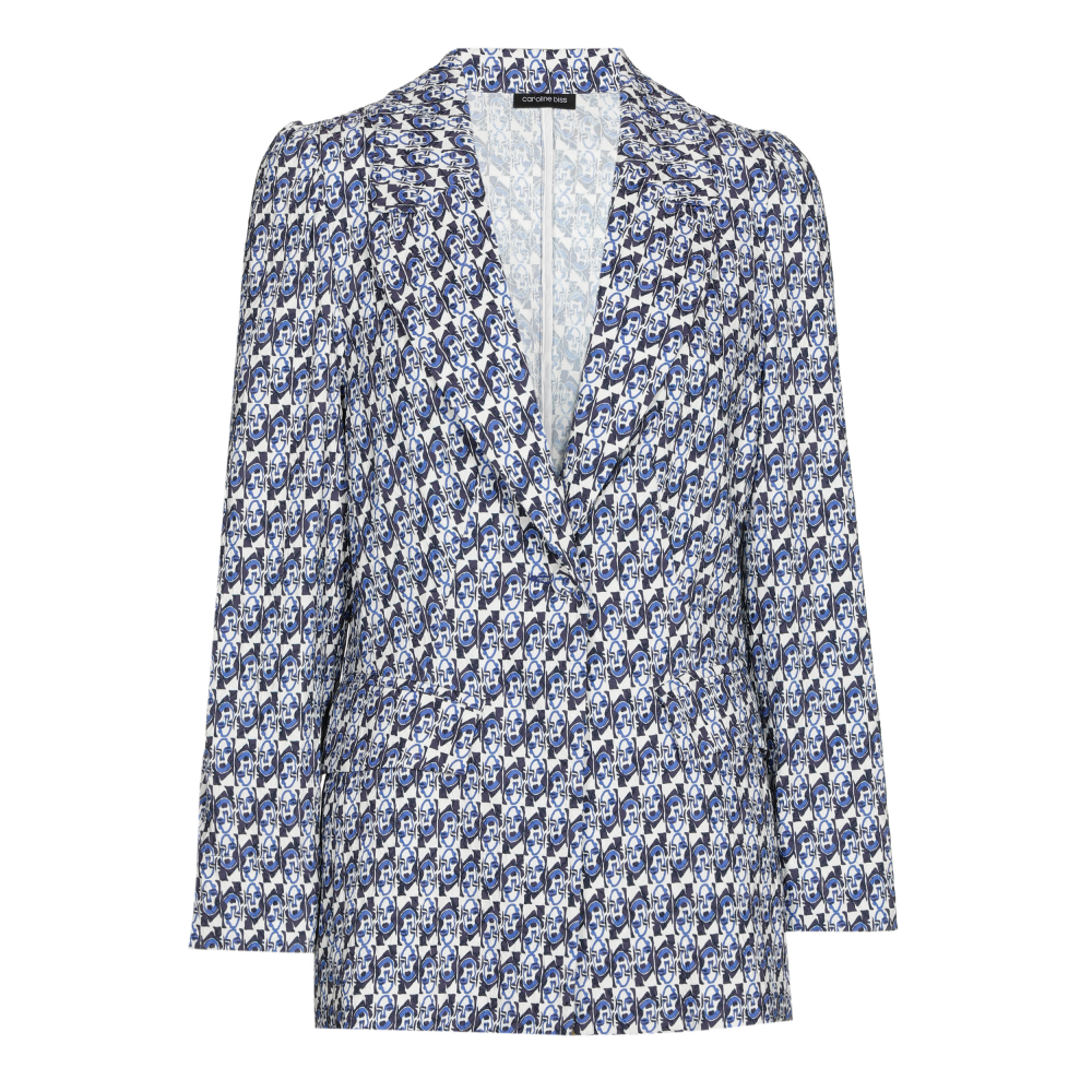 Caroline Biss - COMFORTABLE BLAZER WITH POP-ART PRINT Multi Color