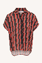 By bar - Karly Thunder Blouse - 331 thunder print