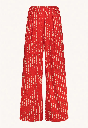 By Bar - Benji Red Groove Pant - 301 red groove print