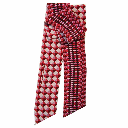 Les Belles Vagabondes - Seidenschal Bandeau Berlingot Rouge